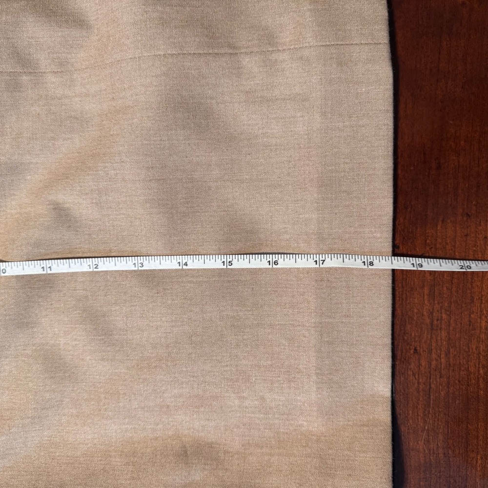 Rena Rowan Petite Stretch Blend Tan Skirt with Lycra Blend 10P - Picture 4 of 9